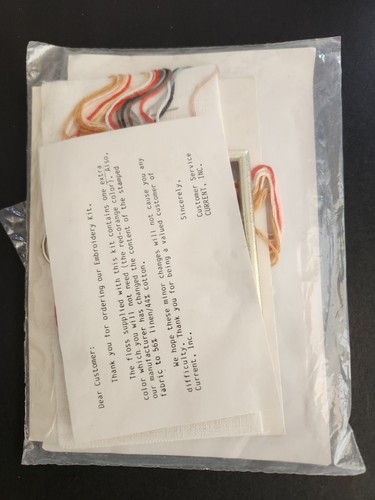 Vtg Current 7220-9 Embroidery Miniature Jinglebell Mouse 3"x3" Sealed Kit 1984 - Picture 6 of 7