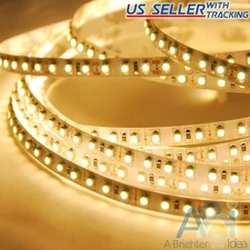 ABI 600 LED Strip Light, 5M Super Bright Double Density, Warm White 2800K, 3528