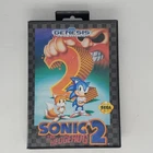 Sonic the Hedgehog 2 Sega Genesis Authentic Tested Working No Manual Good Cond