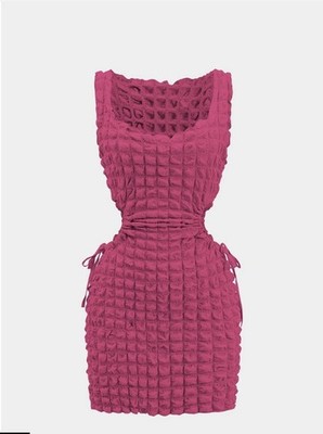 Micas Cutout Drawstring Dress