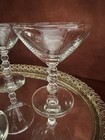 Vintage Champagne Coupe Sherbet Cocktail Glasses Martini Set 4 MCM ART DECO — photo 3