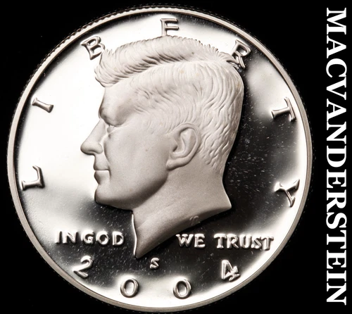 2004-S Kennedy Half Dollar- Silver Choice Gem Proof Luster No Reserve #i3560
