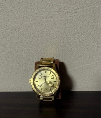 Nixon Watch Gold Large Dial Tide Graph Gold 51-30