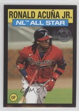 2021 Topps 1986 All-Star Baseball Black 247/299 Ronald Acuna Jr #86AS39 1h6j