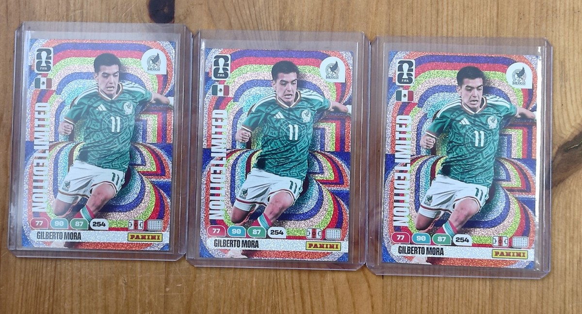 東京グランギニョール　マーキュロ　カード Gilberto Mora Mexico 3x Limited Edition rookie Panini World Cup