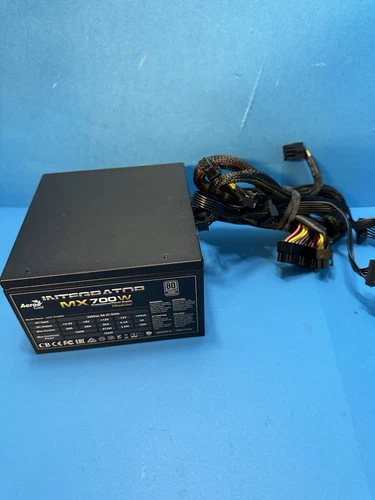Aerocool Integrator MX700W 80+ Silver  Desktop Power Supply Fully Working