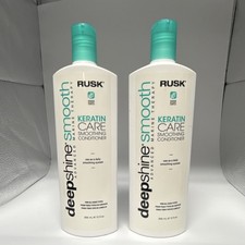RUSK deepshine smooth Keratin Care Conditioner Keratin 12 fl oz All Hair Types