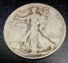 1929 S Walking Liberty Half Dollar VG Details 90% Silver
