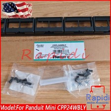 NEW In Box Mini-Com Modular Patch Panel For Panduit CPP24WBLY 24Port US