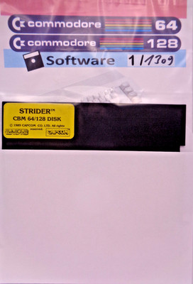 COMMODORE 64/128 -- STRIDER (U.S. GOLD/CAPCOM - DISK)