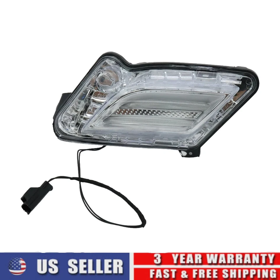 Passenger Side LED DRL Daytime Running Light Fog Lamp For Volvo S60 V60 11-2013 Foto 4 de 4