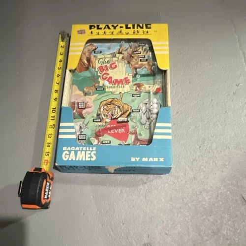 Marx Play-Line Bagatelle Game The Big Game Vintage Toy