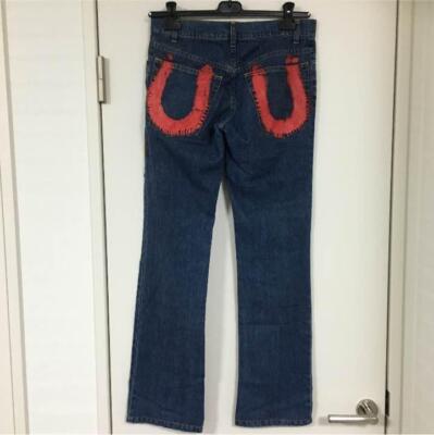USED John Galliano Painted denim size 44 Dior Gucci John Galliano 