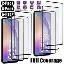 For Samsung Galaxy A52 A54 5G Full Cover Tempered Glass Clear Screen Protector