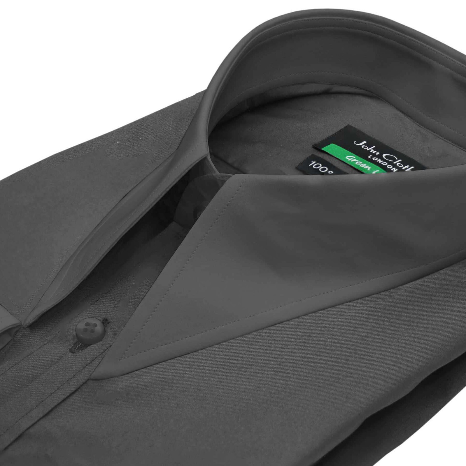 Grey Dagger pointed Collar Vintage shirt Men's Cotton Spear Goodfellas