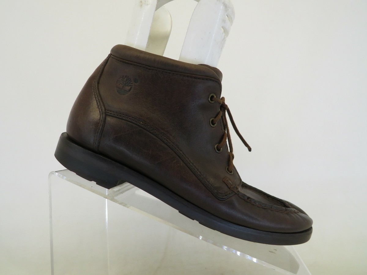 Timberland Brown Leather 4 Eye Ankle Fashion Boots Bootie  display picture 2
