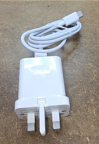Oryginalny Huawei HW-050450B00 UK 3-pinowy zasilacz sieciowy Supercharge 22,5W 5v 4,5A TYP-C USB - Zdjęcie 4 z 10