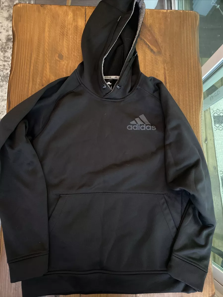 Adidas climawarm hoodie black used medium work out exercise