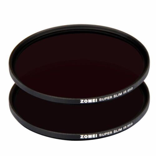 Zomei 30/37/49/52/55/58/62/67/72/82mm 850nm slim Infrared IR Filter For Camera - Picture 2 of 10