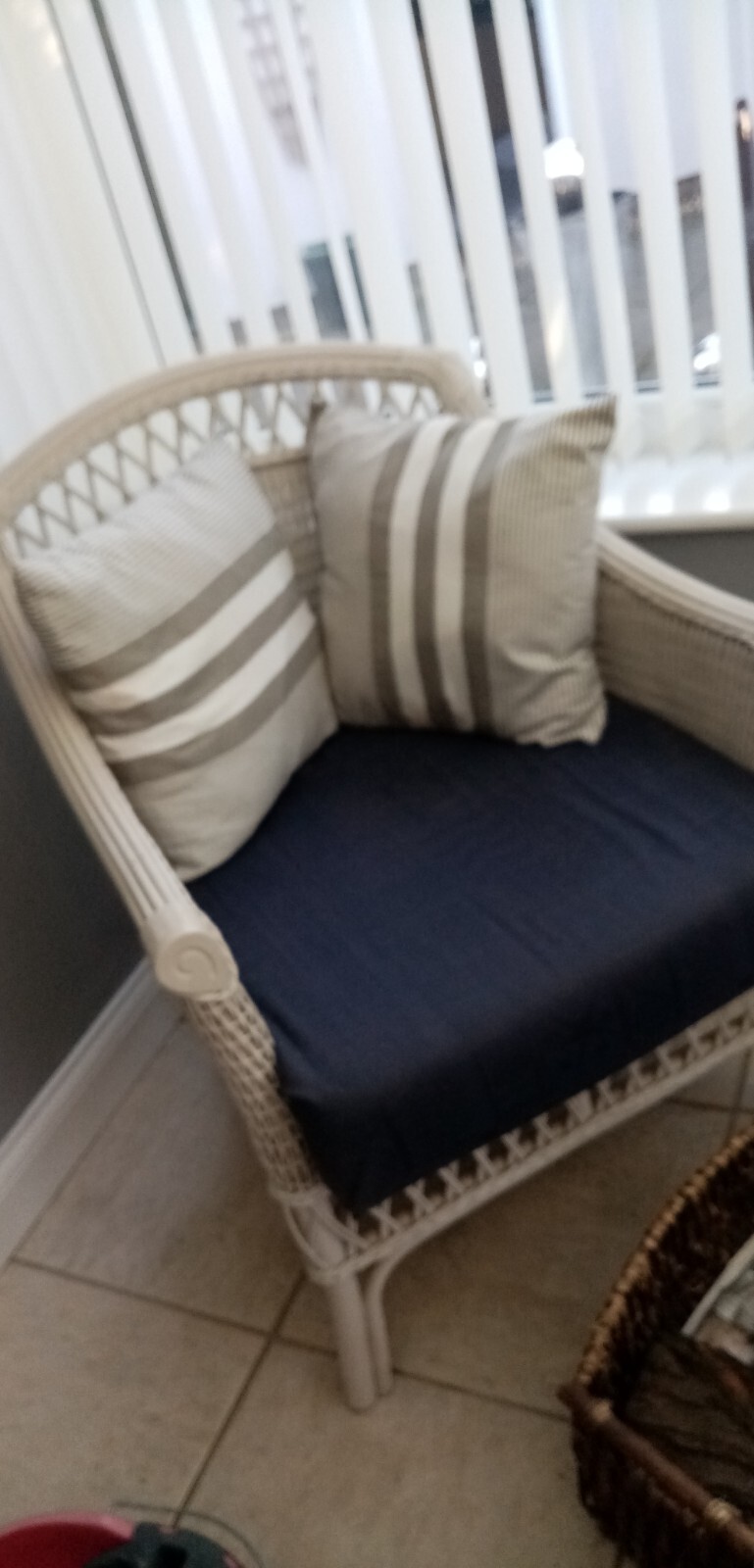 Wicker conservatory furniture set USED eBay