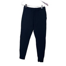 Frank Eileen Tee Lab triple fleece black jogger sz XS