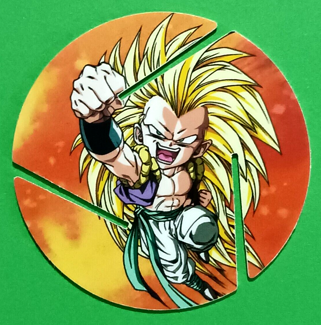 はつこ様ピンズ TAZO DRAGON BALL Z Cheetos #084 GOTENKS SSJ3 2018 MEXICO Pogs Toei