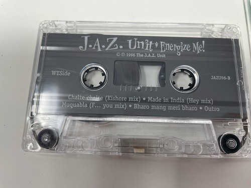 JAZ UNIT Energize Me Bollywood Mix/REMIX Hindi Cassette Tape India Import - Picture 3 of 5