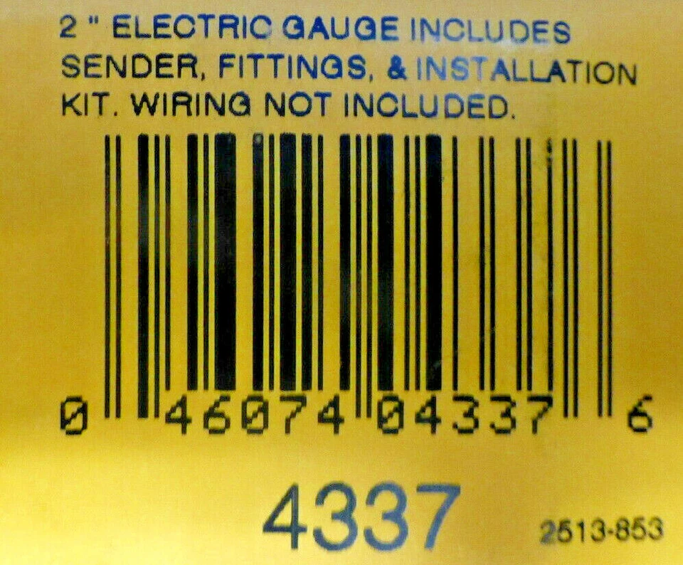 Auto Meter 4337 Ultra Lite Electric Water Temperature Gauge Temp 100 - 250 Deg - Image 2 of 2
