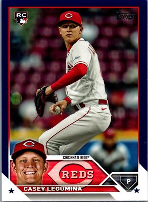 bluemanページ 2023 Topps Update Casey Legumina Royal Blue #US277