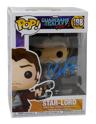 クリス・プラット　直筆サイン入りFunko Pop Chris Pratt Signed Funko Pop Star-Lord Guardians of The Galaxy 2