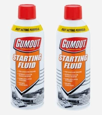2pk~Gumout STARTING FLUID 11 oz. Gasoline Engines Lubricates Fast Acting 5072866