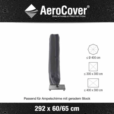 AeroCover 797-8 A-Schirmhülle H292x60/65 ,Stratos 3x4m, anthrazit