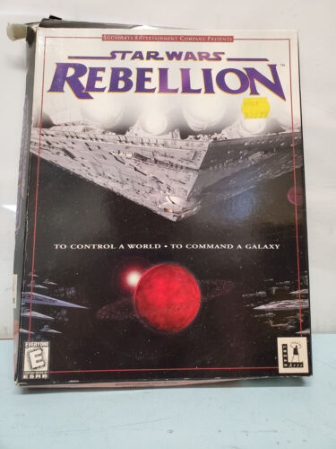 Star Wars: Rebellion LucasArts PC Game 1998 Windows 95 - Afbeelding 1 van 8