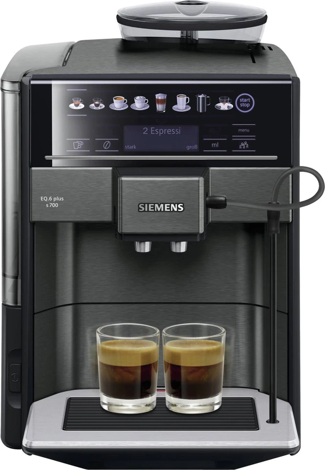 Siemens TE657509DE EQ.6 plus s700 Schwarz Kaffeevollautomat neu ovp Sonderpreis - Bild 2 von 4