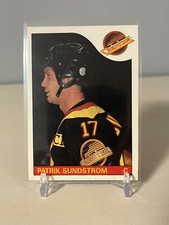 1985-86 O-Pee-Chee #115 Patrik Sundstrom - NHL Hockey Card