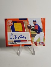 Jose Frias Dominican Prospect Auto Patch Orange /149 SSP 2022 Panini Elite DPL