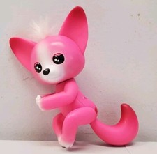 Fingerlings Baby Fox Kayla Figure Electronic Toy Pink White Tested Works 
