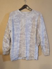 Lululemon Perfectly Oversized Crew Sweatshirt Long Sleeve Pullover White Camo 6
