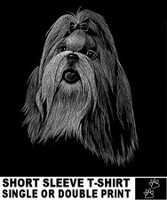 Beauitful Shih Tzu Dog Custom Show Art Dog T-shirt AB748
