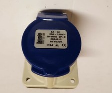 Image of Defender Panel Socket 16A , 230v, 50-60Hz 2P+ E E884215 BS 60309 IP44