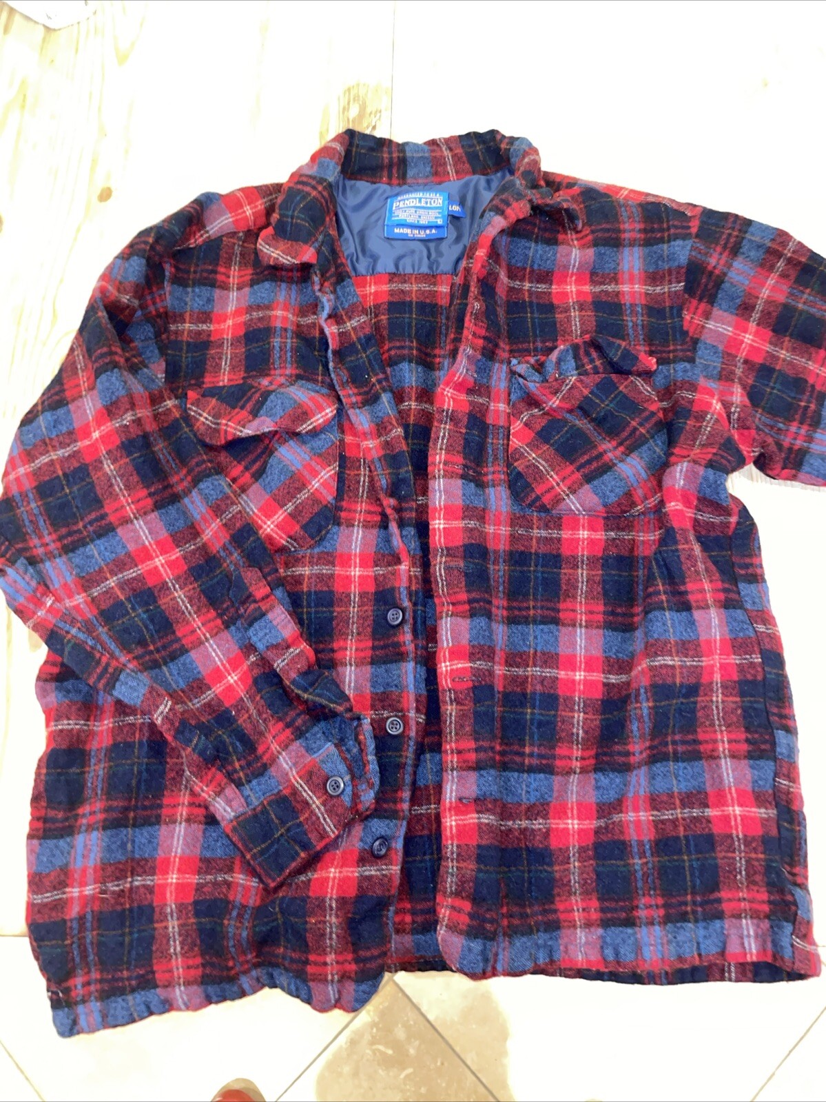 vintage pendleton flannel large - image 1