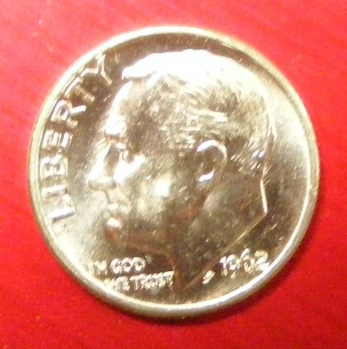 1962 P Roosevelt Dime BU Uncirculated # 0006