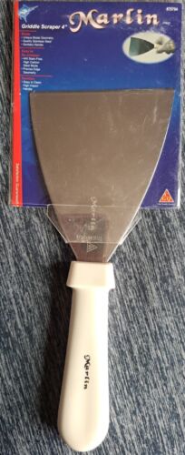 Marlin Pro Griddle Scraper 4" #75704 With Carbon Steel Blade. NEW - Picture 1 of 5