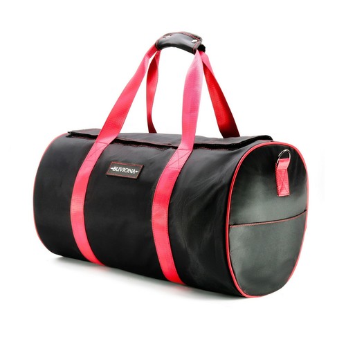 Bolso de hombro deportivo de lona a prueba de olores Buviona inodoro gimnasio de viaje - Imagen 7 de 9