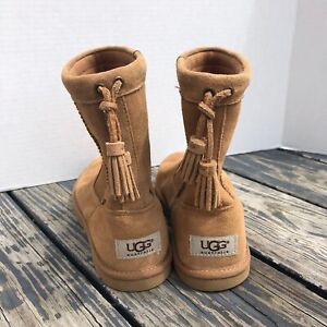 Ugg Boots Mia Unlined Leather Tassel 