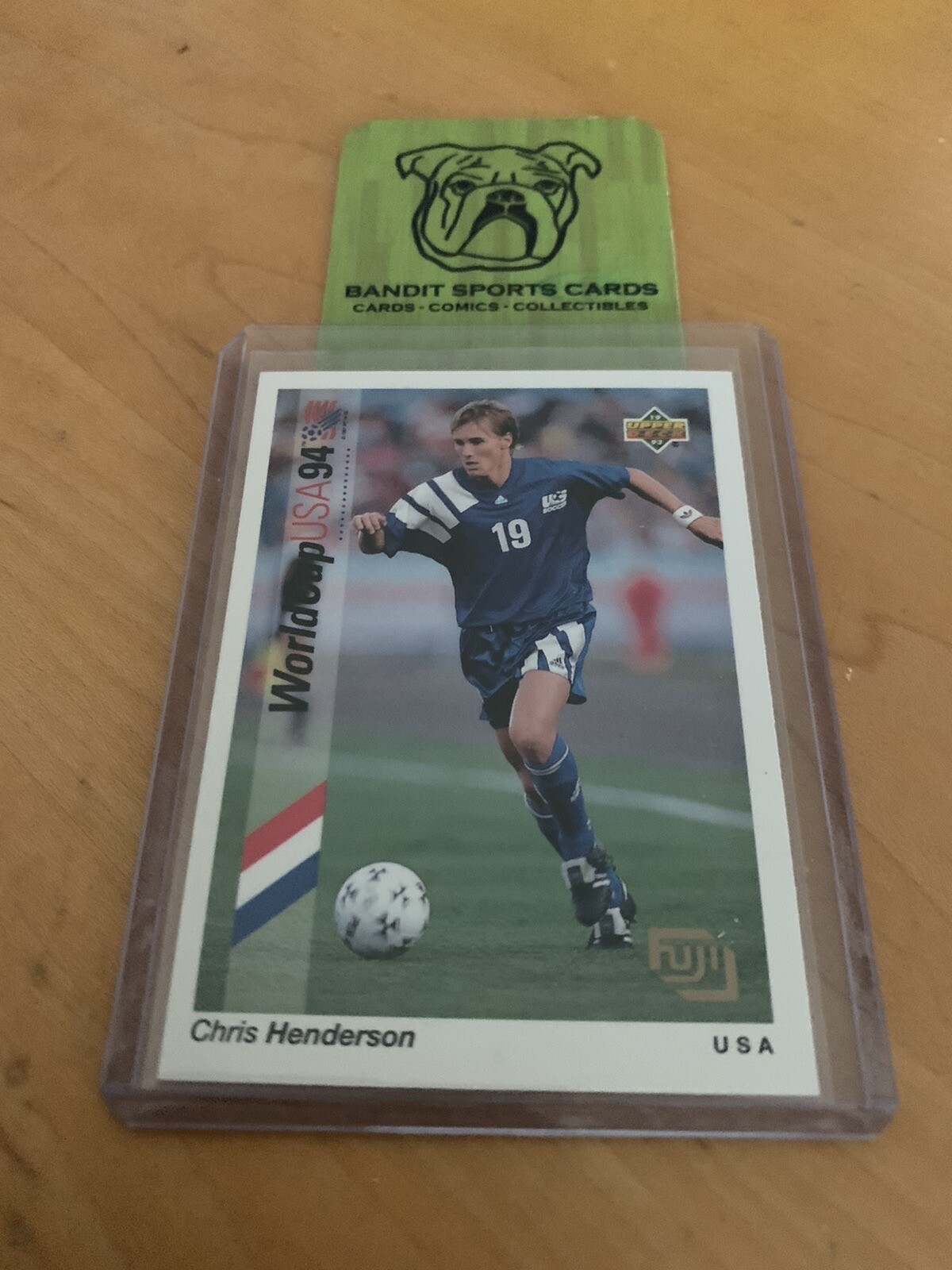 1993 Upper Deck World Cup 94 Preview English/Spanish #19 Chris Henderson Fuji