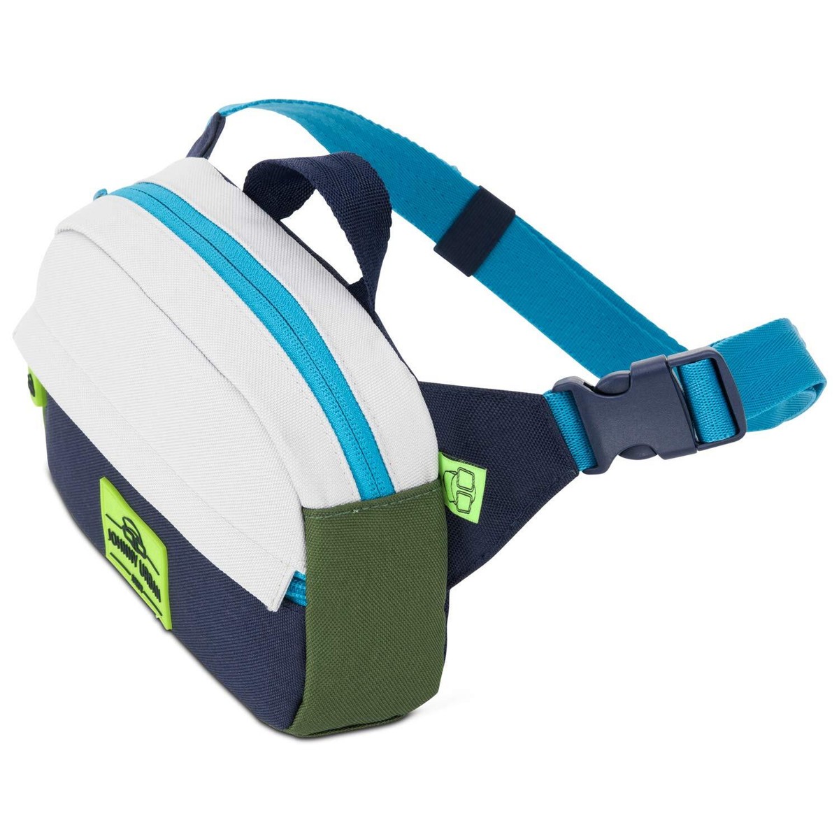 Marsupio JUNIOR FELIX Per Bambini - Materiali Riciclati, Impermeabile, Regolabile, Verde/Blu - Foto 11