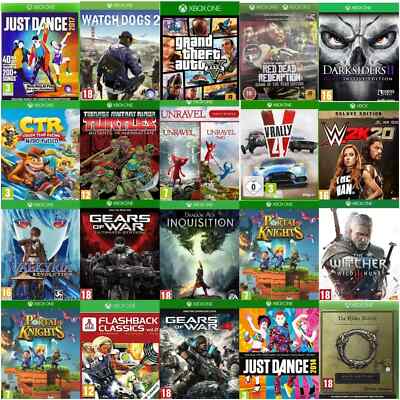 Xbox One Games Buy or Bundle Up Fast Delivery UK