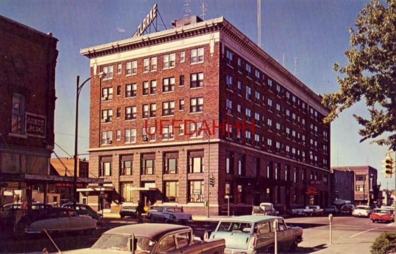 HOTEL CLARKE, HASTINGS, NE.  John and Don Henry, Owners/Manager