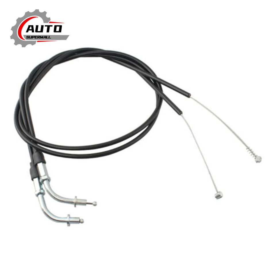 New Throttle and Idle Cable Set For Harley-Davidson Sportster XL883 XL1200 - Image 3 of 4